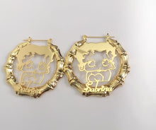 Load image into Gallery viewer, Betty Boop, Personalized Necklace and Earrings Set
