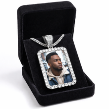 Load image into Gallery viewer, Custom Photo Pendant Necklace, Memorial Necklace, Personalized Picture Necklace, 3A Zircon Pendant Gift

