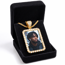 Load image into Gallery viewer, Custom Photo Pendant Necklace, Memorial Necklace, Personalized Picture Necklace, 3A Zircon Pendant Gift
