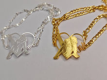 Load image into Gallery viewer, Betty Boop Double Layered Personalized Heart Pendant Bracelet
