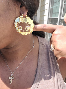 Betty Boop Twisted Bamboo Earrings