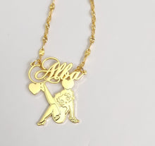 Load image into Gallery viewer, Personalized Custom Made Betty Boop Pendant Necklace
