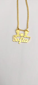 Tweety Bird Heart Pendant Necklace