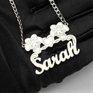 New My Melody Heart Pendant Necklace