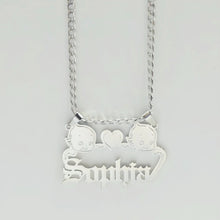 Load image into Gallery viewer, Kewpie Character Heart Pendant Necklace
