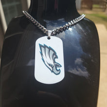 Load image into Gallery viewer, Custom Stainless Steel Eagles Dogtag Necklace – Personalized Nameplate Jewelry
