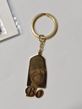 Load image into Gallery viewer, Photo engraved 14k Gold-Plated Personalized Keychain - Stylish and Unique
