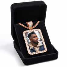 Load image into Gallery viewer, Custom Photo Pendant Necklace, Memorial Necklace, Personalized Picture Necklace, 3A Zircon Pendant Gift
