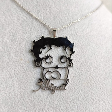 Load image into Gallery viewer, Betty Boop Personalized Necklace
