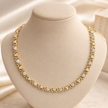 Load image into Gallery viewer, Iced Out Heart XOXO Necklace for Women – 5A Zircon Necklace

