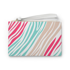 Zebra Animal Print Clutch Bag Spring