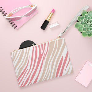 Zebra Animal Print Clutch Bag Spring