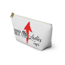 Load image into Gallery viewer, HMU Ladies Brand Accessory Pouch w T-bottom
