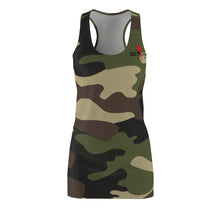 Load image into Gallery viewer, Camouflage Women's Cut &amp; Sew Racerback Dress
