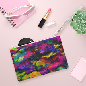 Clutch Bag Abstract Summer Fusion