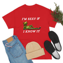 Load image into Gallery viewer, I&#39;m Sexy &amp; I Know  It Unisex Heavy Cotton Tee
