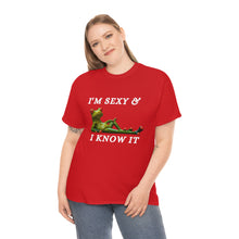 Load image into Gallery viewer, I&#39;m Sexy &amp; I Know  It Unisex Heavy Cotton Tee
