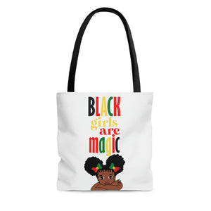 Black Girls Are Magic AOP Tote Bag