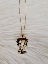 Load image into Gallery viewer, Betty Boop Personalized Necklace
