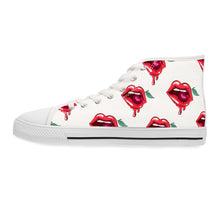 Load image into Gallery viewer, Lip with Cherry Brand Custom Design Women's High Top Sneakers
