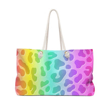 Load image into Gallery viewer, Animal Print Weekender Bag
