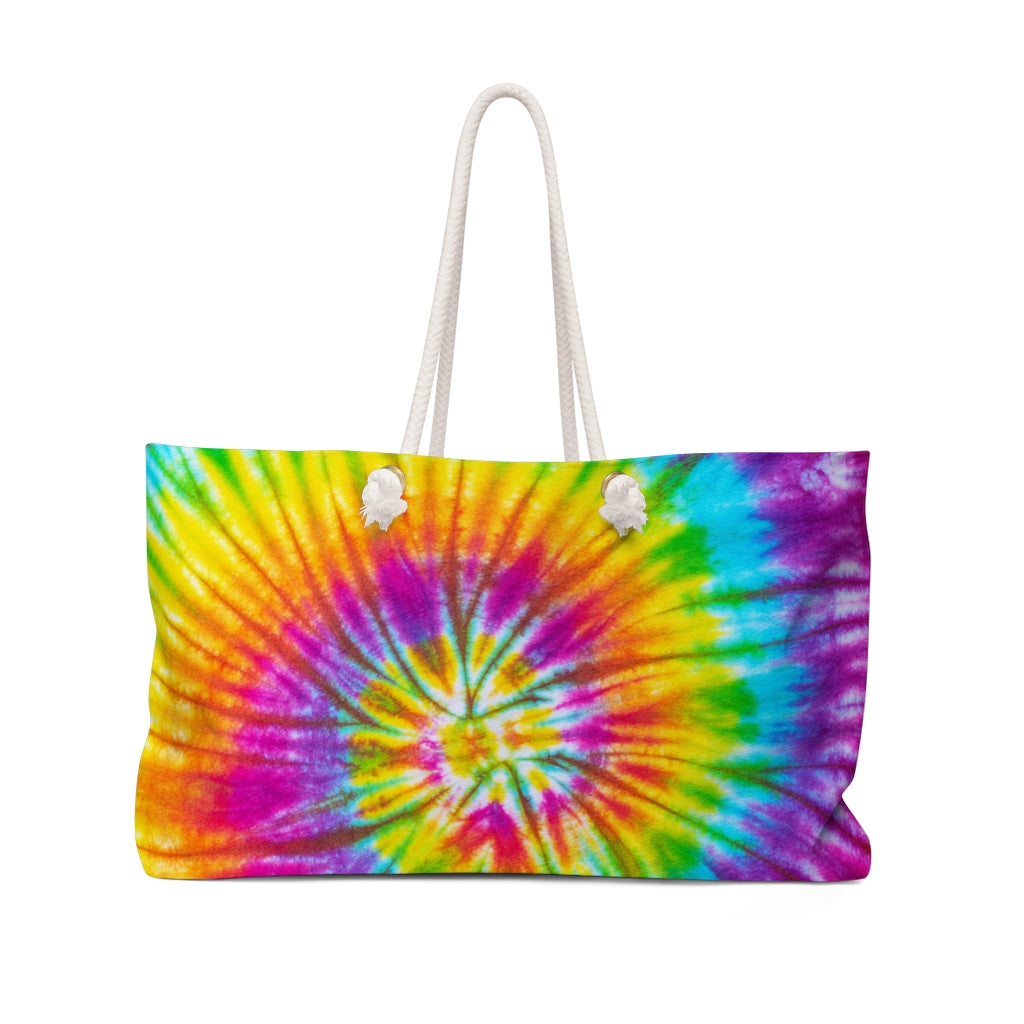 Abstract Colorful Print Weekender Bag