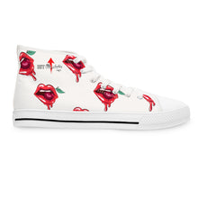 Load image into Gallery viewer, Lip with Cherry Brand Custom Design Women's High Top Sneakers

