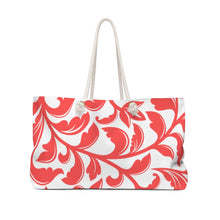 Load image into Gallery viewer, Floral Print Weekender Bag
