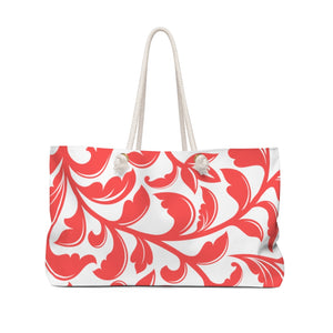 Floral Print Weekender Bag