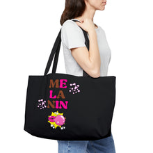 Load image into Gallery viewer, Melanin Popping Weekender Tote Bag
