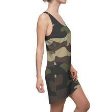 Load image into Gallery viewer, Camouflage Women's Cut &amp; Sew Racerback Dress
