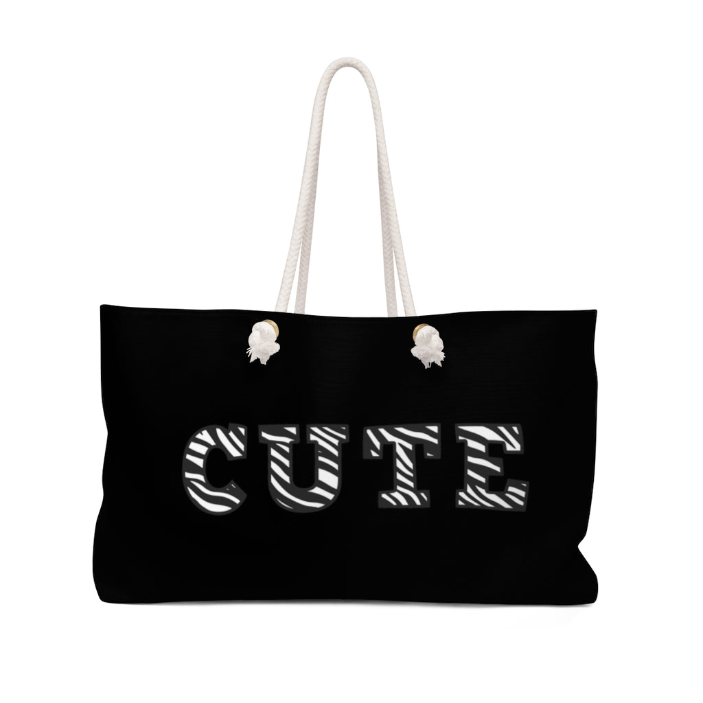 Cute Animal Print Weekender Bag