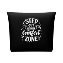Load image into Gallery viewer, Step Out of your Comfort Zone Print Cotton Cosmetic Bag
