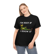 Load image into Gallery viewer, I&#39;m Sexy &amp; I Know  It Unisex Heavy Cotton Tee
