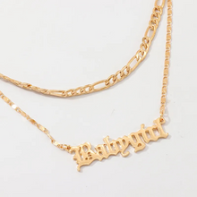 Load image into Gallery viewer, Double Layered Personalized Necklace
