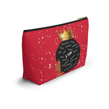 Load image into Gallery viewer, Afro I Am Custom Made Accessory Pouch w T-bottom
