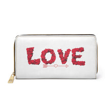 Load image into Gallery viewer, Custom Made Love Print Design Zipper Wallet
