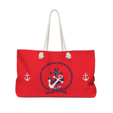 Load image into Gallery viewer, Anchor Custom Design Weekender Bag
