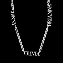 Load image into Gallery viewer, Cuban Link Personalized Necklace 1-3 Names
