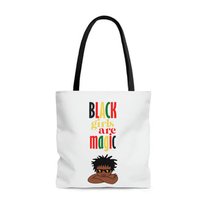 Black Girls Are Magic AOP Tote Bag