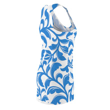 Load image into Gallery viewer, Flower Print Women's Cut &amp; Sew Racerback Dress
