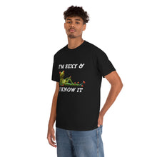 Load image into Gallery viewer, I&#39;m Sexy &amp; I Know  It Unisex Heavy Cotton Tee
