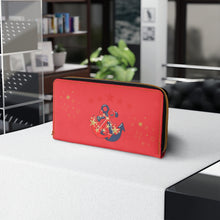 Load image into Gallery viewer, Custom Made Anchor Design Zipper Wallet
