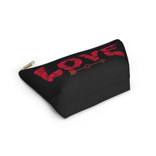 Load image into Gallery viewer, Custom Made Love Accessory Pouch w T-bottom
