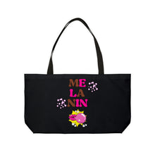 Load image into Gallery viewer, Melanin Popping Weekender Tote Bag
