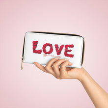 Load image into Gallery viewer, Custom Made Love Print Design Zipper Wallet

