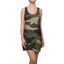 Load image into Gallery viewer, Camouflage Women's Cut &amp; Sew Racerback Dress
