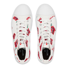Load image into Gallery viewer, Lip with Cherry Brand Custom Design Women's High Top Sneakers
