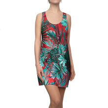 Load image into Gallery viewer, Floral Print Women's Cut &amp; Sew Racerback Dress
