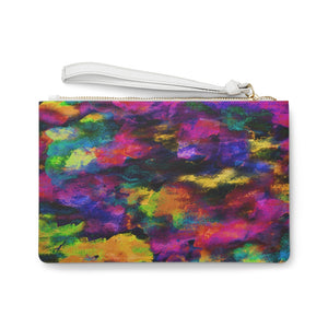 Clutch Bag Abstract Summer Fusion